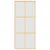 Produktbild 4 för Skjutdörr guld 90x205 cm frostat ESG-glas och aluminium