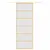 Produktbild 3 för Skjutdörr guld 76x205 cm frostat ESG-glas och aluminium