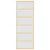Produktbild 4 för Skjutdörr guld 76x205 cm frostat ESG-glas och aluminium