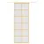 Produktbild 3 för Skjutdörr guld 76x205 cm frostat ESG-glas och aluminium