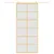 Produktbild 3 för Skjutdörr guld 90x205 cm frostat ESG-glas och aluminium