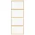 Produktbild 4 för Skjutdörr guld 76x205 cm klart ESG-glas och aluminium