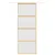 Produktbild 3 för Skjutdörr guld 76x205 cm frostat ESG-glas och aluminium