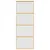 Produktbild 4 för Skjutdörr guld 76x205 cm frostat ESG-glas och aluminium