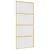 Produktbild 2 för Skjutdörr guld 90x205 cm frostat ESG-glas och aluminium