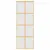 Produktbild 4 för Skjutdörr guld 76x205 cm frostat ESG-glas och aluminium