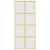 Produktbild 4 för Skjutdörr guld 90x205 cm frostat ESG-glas och aluminium