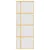 Produktbild 4 för Skjutdörr guld 76x205 cm frostat ESG-glas och aluminium