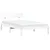 Produktbild 2 för Sängram vit 90x200 cm massiv furu