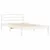 Produktbild 3 för Sängram vit 90x190 cm massiv furu