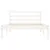 Produktbild 4 för Sängram vit 90x190 cm massiv furu