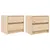 Produktbild 2 för Sängbord 2 st 40x31x35,5 cm massiv furu