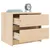 Produktbild 4 för Sängbord 2 st 40x31x35,5 cm massiv furu