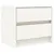 Produktbild 2 för Sängbord vit 40x31x35,5 cm massiv furu