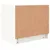 Produktbild 8 för Sängbord vit 40x31x35,5 cm massiv furu
