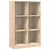 Produktbild 2 för Bokhylla 70x33x110 cm massiv furu