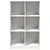 Produktbild 4 för Bokhylla vit 70x33x110 cm massiv furu