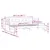 Produktbild 11 för Dagbädd med extrasäng 80x200 cm massiv furu