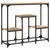 Produktbild 2 för Konsolbord sonoma ek 89,5x28x76 cm konstruerat trä