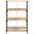 Produktbild 4 för Bokhylla sonoma-ek 78,5x33x117,5 cm konstruerat trä