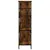 Produktbild 5 för Bokhylla rökfärgad ek 78,5x33x117,5 cm konstruerat trä