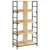 Produktbild 2 för Bokhylla sonoma-ek 78,5x33x153 cm konstruerat trä