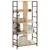 Produktbild 3 för Bokhylla sonoma-ek 78,5x33x153 cm konstruerat trä