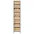 Produktbild 5 för Bokhylla sonoma-ek 78,5x33x153 cm konstruerat trä
