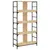 Produktbild 6 för Bokhylla sonoma-ek 78,5x33x153 cm konstruerat trä