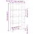 Produktbild 9 för Bokhylla sonoma-ek 78,5x33x153 cm konstruerat trä