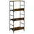 Produktbild 6 för Bokhylla rökfärgad ek 50x33x117,5 cm konstruerat trä