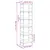 Produktbild 9 för Bokhylla rökfärgad ek 50x33x188,5 cm konstruerat trä
