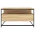 Produktbild 7 för Soffbord sonoma-ek 80x80x45 cm konstruerat trä