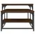 Produktbild 5 för Soffbord brun ek 102x60x45 cm konstruerat trä