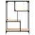 Produktbild 4 för Bokhylla sonoma-ek 81x36x115 cm konstruerat trä och stål