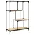 Produktbild 6 för Bokhylla sonoma-ek 81x36x115 cm konstruerat trä och stål