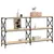 Produktbild 3 för Avlastningsbord sonoma ek 156x28x80,5 cm konstruerat trä