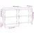 Produktbild 9 för Avlastningsbord sonoma ek 200x28x80,5 cm konstruerat trä
