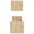 Produktbild 5 för Vägghyllor med stänger 2 st sonoma-ek 60x16x14 cm