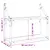 Produktbild 8 för Vägghylla 2 hyllor sonoma-ek 60x21x51 cm konstruerat trä