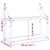 Produktbild 8 för Vägghylla 2 hyllor rökfärgad ek 60x21x51 cm konstruerat trä
