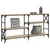 Produktbild 3 för Avlastningsbord sonoma ek 150x29x76,5 cm konstruerat trä