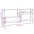 Produktbild 9 för Avlastningsbord sonoma ek 180x29x76,5 cm konstruerat trä