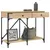 Produktbild 4 för Avlastningsbord sonoma ek 100x39x78,5 cm konstruerat trä