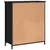Produktbild 8 för Skänk svart 70x30x80 cm konstruerat trä