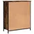 Produktbild 8 för Skänk brun ek 70x30x80 cm konstruerat trä