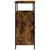 Produktbild 7 för Skänk rökfärgad ek 100x35x80 cm konstruerat trä