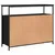 Produktbild 8 för Skänk svart 100x35x80 cm konstruerat trä
