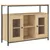 Produktbild 2 för Skänk sonoma-ek 100x35x80 cm konstruerat trä
