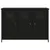 Produktbild 6 för Byrå svart 100x35x70 cm konstruerat trä